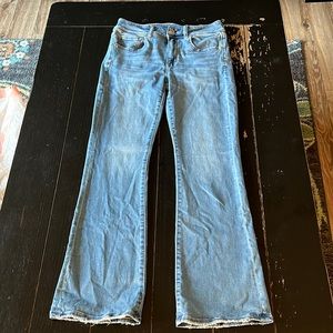 American Eagle next level stretch flared jeans